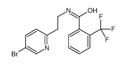 N-[2-(5-bromopyridin-2-yl)ethyl]-2-(trifluoromethyl)benzamide Structure