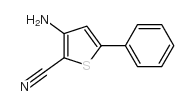 3-AMINO-2-CYANO-5-PHENYLTHIOPHENE Structure
