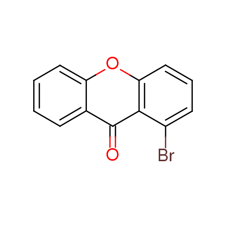 1-bromo-9H-xanthen-9-one结构式