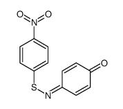 4-(4-nitrophenyl)sulfanyliminocyclohexa-2,5-dien-1-one结构式