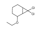 7,7-dichloro-2-ethoxybicyclo[4.1.0]heptane Structure