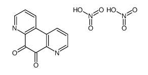 nitric acid,4,7-phenanthroline-5,6-dione Structure