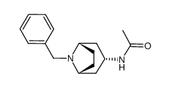 N-((1R,3s,5S)-8-benzyl-8-azabicyclo[3.2.1]octan-3-yl)acetamide结构式