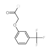 [3-(trifluoromethyl)phenoxy]acetyl chloride Structure