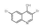 3,6-二溴-4-羟基喹啉结构式