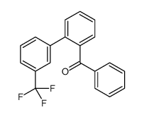 phenyl-[2-[3-(trifluoromethyl)phenyl]phenyl]methanone结构式