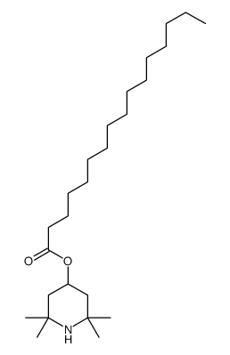 (2,2,6,6-tetramethylpiperidin-4-yl) hexadecanoate结构式