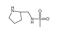 N-[[(2S)-pyrrolidin-2-yl]methyl]methanesulfonamide结构式