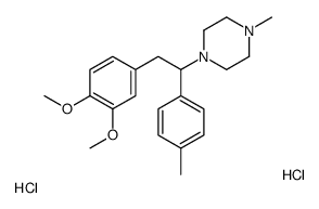 1-[2-(3,4-dimethoxyphenyl)-1-(4-methylphenyl)ethyl]-4-methylpiperazine,dihydrochloride Structure