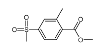 Methyl 2-Methyl-4-(methylsulfonyl)benzoate Structure