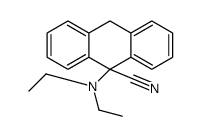 9-(diethylamino)-10H-anthracene-9-carbonitrile Structure