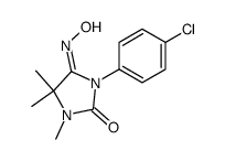 (Z)-1-(4-chlorophenyl)-5-(hydroxyimino)-3,4,4-trimethylimidazolidin-2-one Structure
