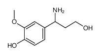 3-(4-羟基-3-甲氧基苯基)-dl-beta-丙氨醇图片