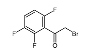 2-Bromo-1-(2,3,6-trifluorophenyl)ethanone Structure