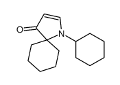 1-cyclohexyl-1-azaspiro[4.5]dec-2-en-4-one结构式