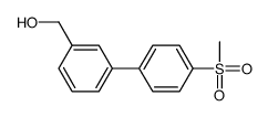 3-(4-Methanesulfonylphenyl)benzyl alcohol Structure