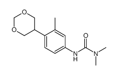 3-[4-(1,3-dioxan-5-yl)-3-methylphenyl]-1,1-dimethylurea Structure