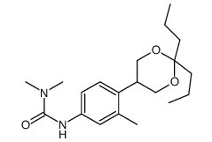 3-[4-(2,2-dipropyl-1,3-dioxan-5-yl)-3-methylphenyl]-1,1-dimethylurea Structure