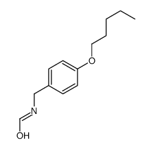 N-[(4-pentoxyphenyl)methyl]formamide结构式