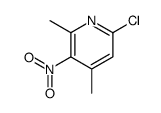 6-chloro-2,4-dimethyl-3-nitropyridine Structure