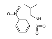 N-(2-methylpropyl)-3-nitrobenzenesulfonamide结构式