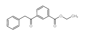 ETHYL 3-(1-OXO-2-PHENYLETHYL)BENZOATE结构式
