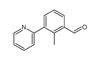 2-methyl-3-pyridin-2-ylbenzaldehyde Structure