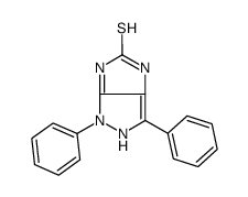 1,3-diphenyl-2,4-dihydroimidazo[4,5-c]pyrazole-5-thione结构式