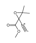 methyl 2-isocyano-3,3-dimethyloxirane-2-carboxylate结构式