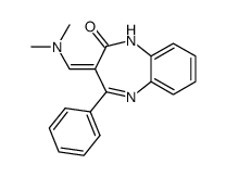 3-(dimethylamino)methylene-4-phenyl-1,3-dihydro-2H-1,5-benzodiazepin-2-one Structure