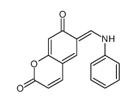 6-(anilinomethylidene)chromene-2,7-dione结构式