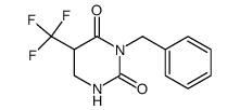 3-Benzyl-5-trifluoromethyl-dihydro-pyrimidine-2,4-dione Structure