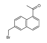 1-[6-(bromomethyl)naphthalen-1-yl]ethanone Structure