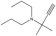 2-methyl-N,N-dipropyl-3-Butyn-2-amine Structure