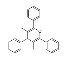 3,5-dimethyl-2,4,6-triphenyl-4H-pyran结构式