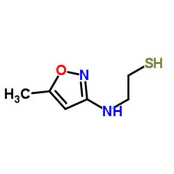 Ethanethiol, 2-[(5-methyl-3-isoxazolyl)amino]- (9CI)结构式