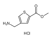 Methyl 4-(aminomethyl)thiophene-2-carboxylate hydrochloride Structure