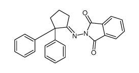 2-[(2,2-diphenylcyclopentylidene)amino]isoindole-1,3-dione Structure