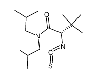 (S)-N,N-diisobutyl-2-isothiocyanato-3,3-dimethylbutanamide结构式