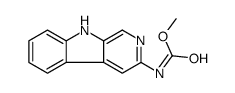 3-(methoxycarbonyl)amino-beta-carboline structure