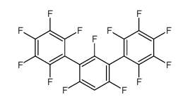 1,2,3,4,5-pentafluoro-6-[2,4,6-trifluoro-3-(2,3,4,5,6-pentafluorophenyl)phenyl]benzene Structure