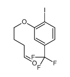 4-[2-iodo-5-(trifluoromethyl)phenoxy]butanal结构式