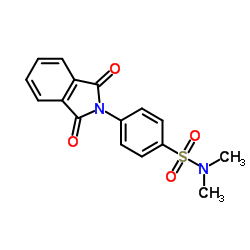 4-(1,3-Dioxo-1,3-dihydro-isoindol-2-yl)-N,N-dimethyl-benzenesulfonamide Structure