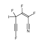 2,3,4,6-tetrafluoro-4-iodohex-2-en-5-ynenitrile Structure