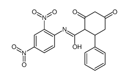 N-(2,4-dinitrophenyl)-2,4-dioxo-6-phenylcyclohexane-1-carboxamide Structure