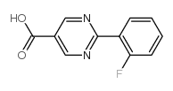 2-(2-Fluorophenyl)pyrimidine-5-carboxylic acid Structure