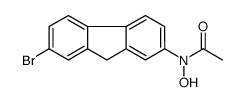 N-(7-bromo-9H-fluoren-2-yl)-N-hydroxyacetamide Structure