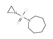 Phosphinothioicchloride, 1-aziridinyl(hexahydro-1H-azepin-1-yl)- (7CI) Structure