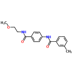 N-{4-[(2-Methoxyethyl)carbamoyl]phenyl}-3-methylbenzamide Structure