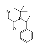2-bromo-N-tert-butyl-N-(2-phenylpropan-2-yl)acetamide Structure